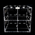 4 Grids Acrylic Pet Lizard Crawling Box Reptile Tank Insect Spiders Lizard Breeding