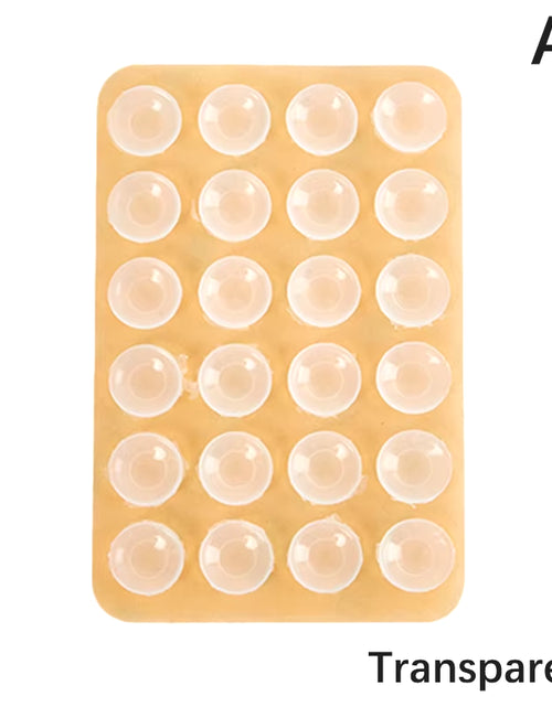 Load image into Gallery viewer, Double Side Silicone Suction Pad for Mobile Phone Fixture Suction Cup Backed Adhesive Silicone Rubber Sucker Pad for Fixed Pad
