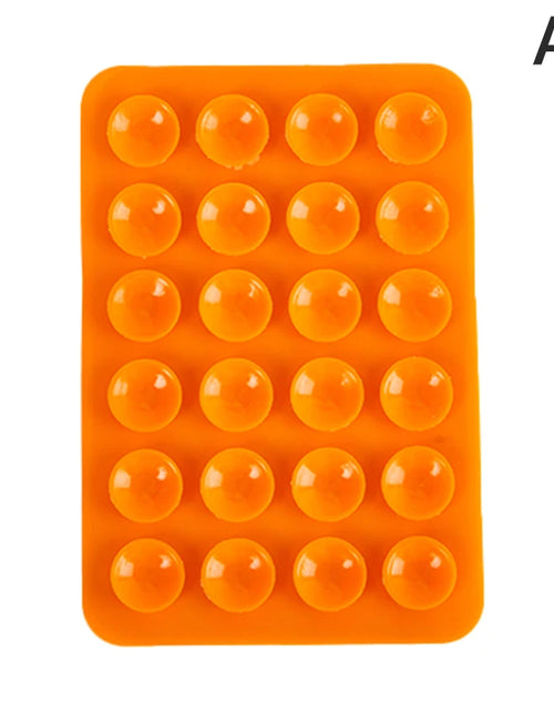 Load image into Gallery viewer, Double Side Silicone Suction Pad for Mobile Phone Fixture Suction Cup Backed Adhesive Silicone Rubber Sucker Pad for Fixed Pad
