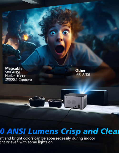 Load image into Gallery viewer, 580ANSI Auto Focus Projector Android 11 4K 1080P Wifi6 Voice Control Allwinner H713 BT5.0 Home Cinema HY350 Pro
