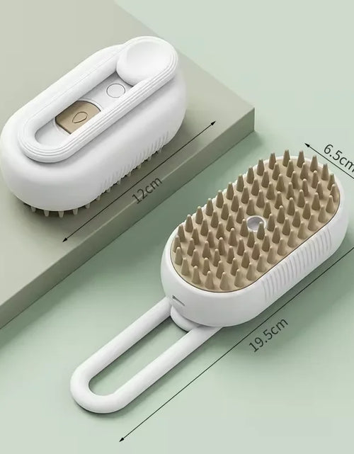 Load image into Gallery viewer, 3-In-1 Dog Hair Brush Cat Hair Brush Electric Pet Cleaning Brush Steam Spray Brush Massage Hair Removal Comb anti Flying Brush
