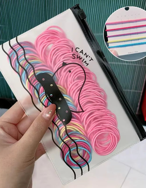 Load image into Gallery viewer, 100Pcs/Set Girls Elastic Hair Bands Girls Hair Accessories 2.5Cm Colorful Rubber Band Children Ponytail Holder Kids Hair Ties
