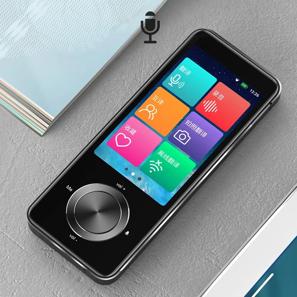 M9 Language Translator Device 107 National Languages Intelligent Translator Real-Time Voice, Recording, Text Translation Device