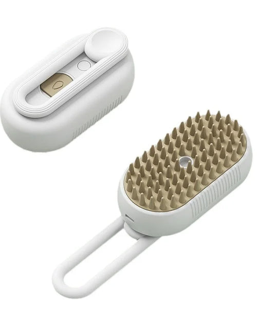 Load image into Gallery viewer, 3-In-1 Dog Hair Brush Cat Hair Brush Electric Pet Cleaning Brush Steam Spray Brush Massage Hair Removal Comb anti Flying Brush
