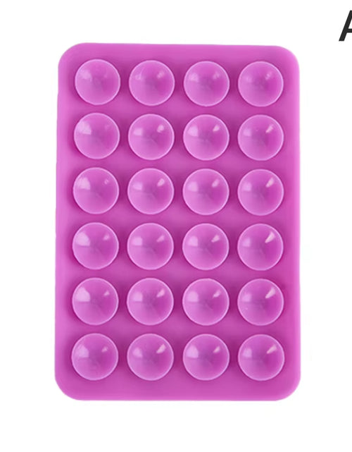 Load image into Gallery viewer, Double Side Silicone Suction Pad for Mobile Phone Fixture Suction Cup Backed Adhesive Silicone Rubber Sucker Pad for Fixed Pad
