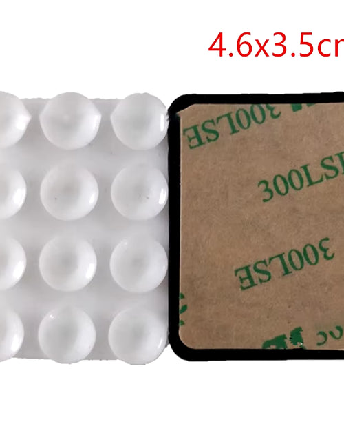 Load image into Gallery viewer, Double Side Silicone Suction Pad for Mobile Phone Fixture Suction Cup Backed Adhesive Silicone Rubber Sucker Pad for Fixed Pad
