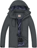 Men'S Waterproof Ski Jacket Warm Winter Snow Coat Mountain Windbreaker Hooded Raincoat