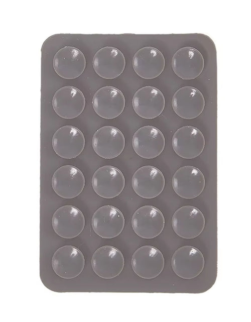 Load image into Gallery viewer, Double Side Silicone Suction Pad for Mobile Phone Fixture Suction Cup Backed Adhesive Silicone Rubber Sucker Pad for Fixed Pad
