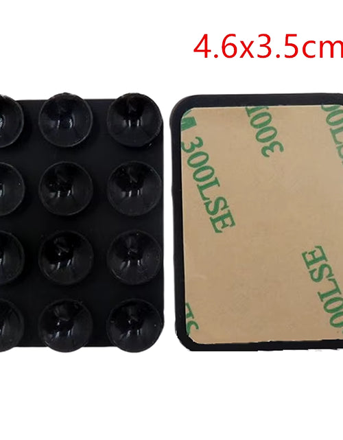 Load image into Gallery viewer, Double Side Silicone Suction Pad for Mobile Phone Fixture Suction Cup Backed Adhesive Silicone Rubber Sucker Pad for Fixed Pad
