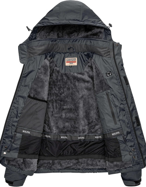 Load image into Gallery viewer, Men&#39;S Waterproof Ski Jacket Warm Winter Snow Coat Mountain Windbreaker Hooded Raincoat
