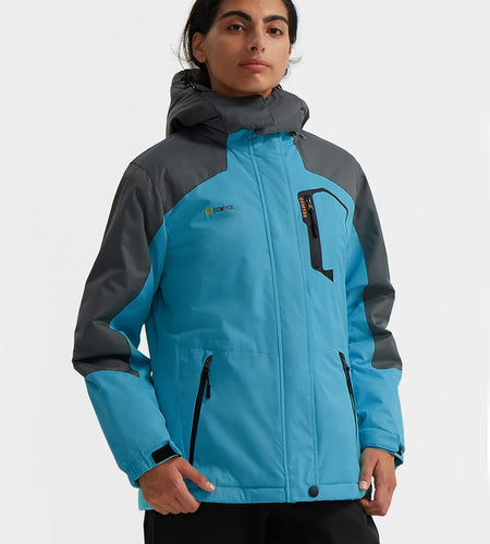 Women'S Mountain Waterproof Ski Snow Jacket Winter Windproof Rain Jacket