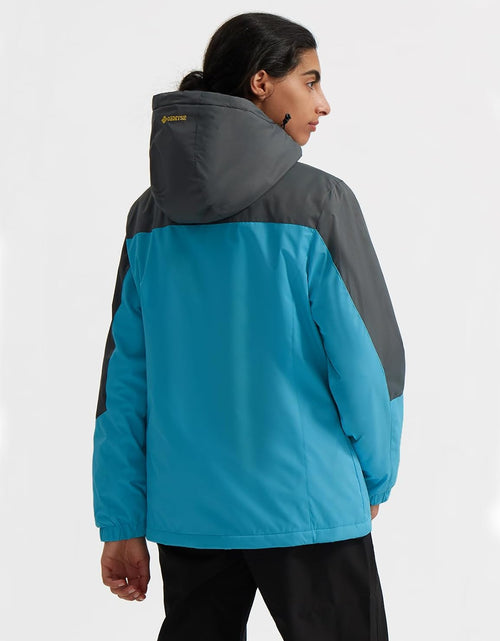 Load image into Gallery viewer, Women&#39;S Mountain Waterproof Ski Snow Jacket Winter Windproof Rain Jacket
