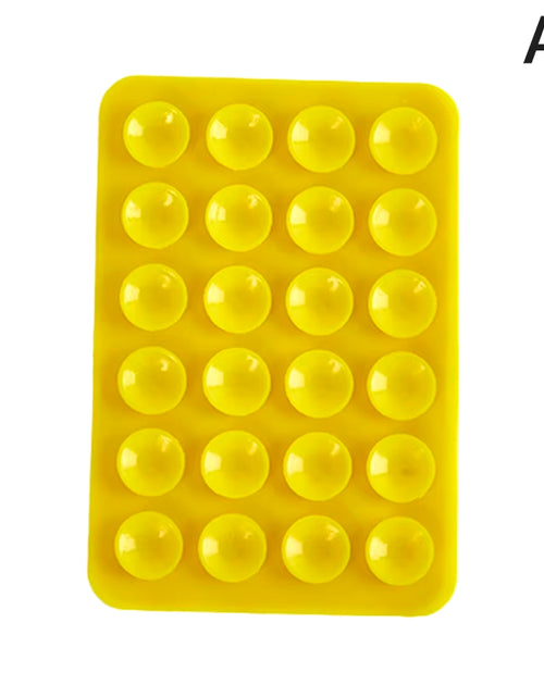 Load image into Gallery viewer, Double Side Silicone Suction Pad for Mobile Phone Fixture Suction Cup Backed Adhesive Silicone Rubber Sucker Pad for Fixed Pad
