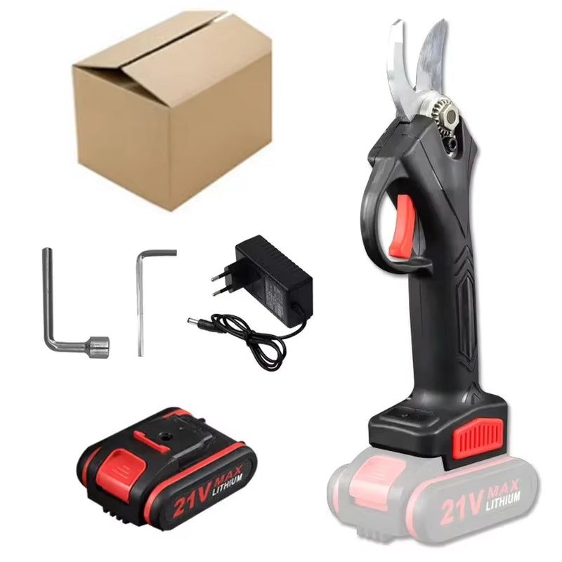 PowerPrune 21V Cordless Electric Pruner – Effortless Tree & Bonsai Branch Cutting Tool