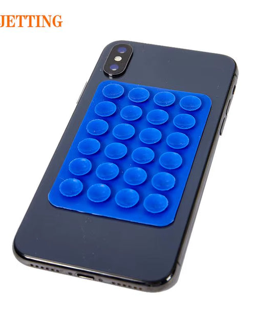 Load image into Gallery viewer, Double Side Silicone Suction Pad for Mobile Phone Fixture Suction Cup Backed Adhesive Silicone Rubber Sucker Pad for Fixed Pad
