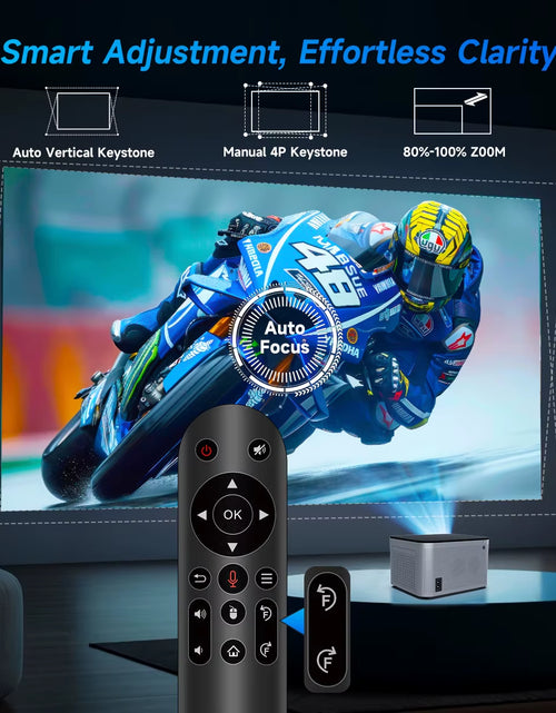 Load image into Gallery viewer, 580ANSI Auto Focus Projector Android 11 4K 1080P Wifi6 Voice Control Allwinner H713 BT5.0 Home Cinema HY350 Pro
