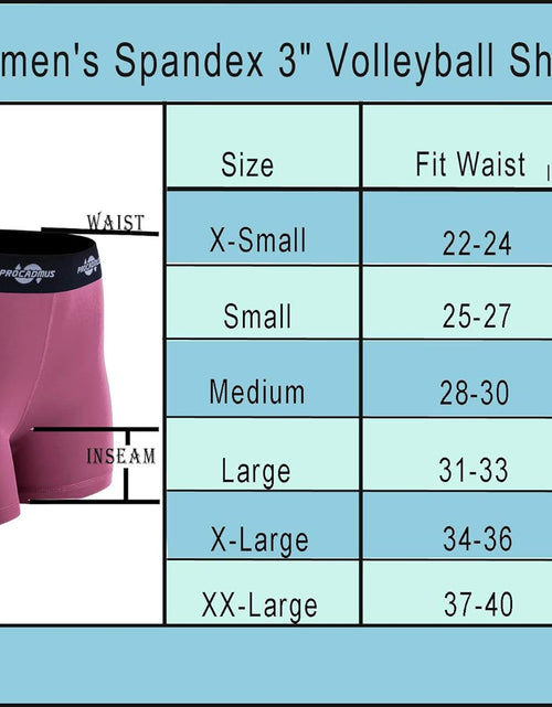 Load image into Gallery viewer, Women&#39;S Spandex Volleyball Shorts 3&quot; Workout Pro Shorts
