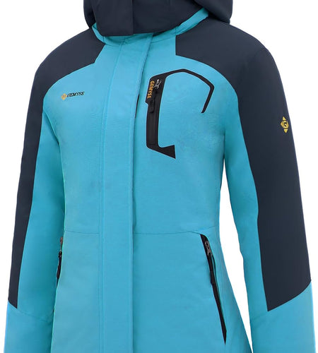 Women'S Mountain Waterproof Ski Snow Jacket Winter Windproof Rain Jacket