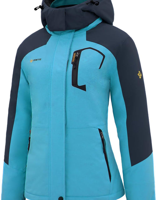 Load image into Gallery viewer, Women&#39;S Mountain Waterproof Ski Snow Jacket Winter Windproof Rain Jacket
