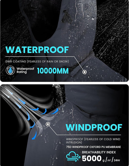 Load image into Gallery viewer, Men&#39;S Waterproof Ski Jacket Warm Winter Snow Coat Mountain Windbreaker Hooded Raincoat
