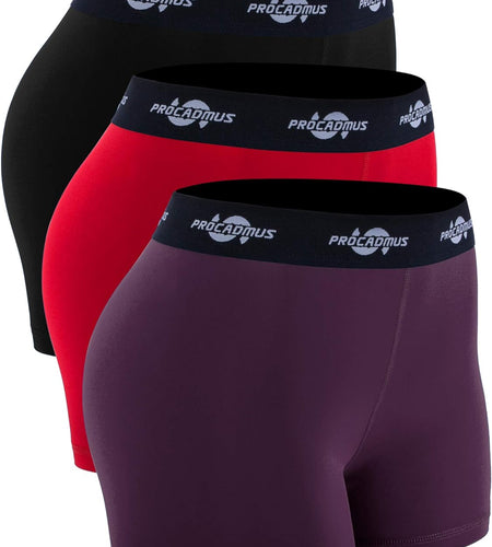 Women'S Spandex Volleyball Shorts 3" Workout Pro Shorts