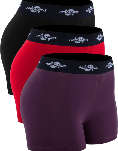 Load image into Gallery viewer, Women&#39;S Spandex Volleyball Shorts 3&quot; Workout Pro Shorts
