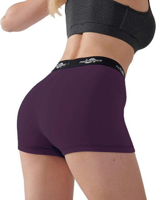 Load image into Gallery viewer, Women&#39;S Spandex Volleyball Shorts 3&quot; Workout Pro Shorts
