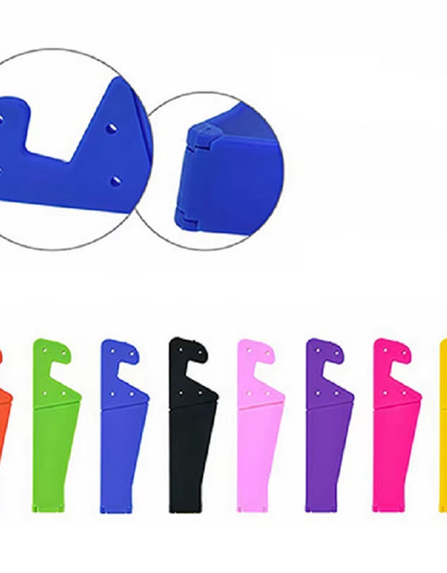 Load image into Gallery viewer, New  V Shape Foldable Mobile Cell Phone Stand Holder Adjustable Support Phone Holder for Smartphone Tablet Mount
