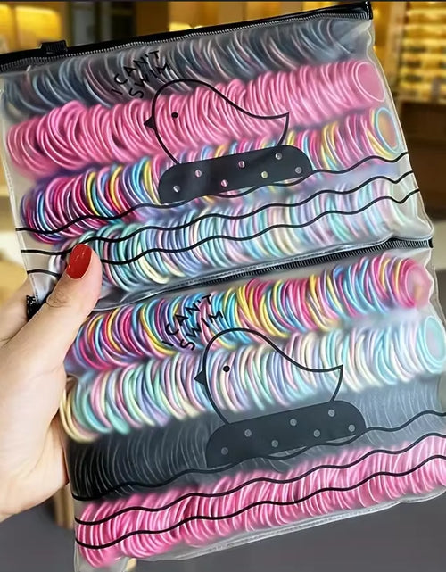 Load image into Gallery viewer, 100Pcs/Set Girls Elastic Hair Bands Girls Hair Accessories 2.5Cm Colorful Rubber Band Children Ponytail Holder Kids Hair Ties
