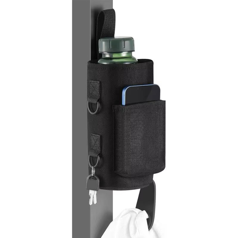 Magnetic Gym Water Bottle Bag Non Slip Magnetic Gym Sling Bag Portable Magnetic Water Bottle Carrier Holder for Gym Accessories