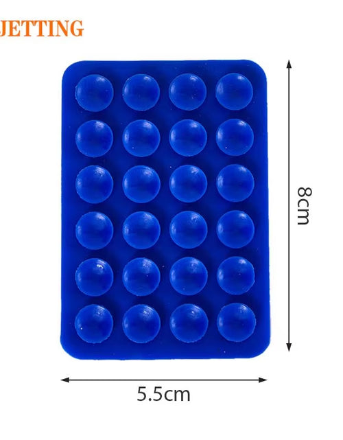 Load image into Gallery viewer, Double Side Silicone Suction Pad for Mobile Phone Fixture Suction Cup Backed Adhesive Silicone Rubber Sucker Pad for Fixed Pad
