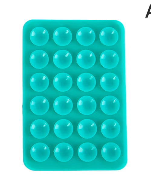 Load image into Gallery viewer, Double Side Silicone Suction Pad for Mobile Phone Fixture Suction Cup Backed Adhesive Silicone Rubber Sucker Pad for Fixed Pad
