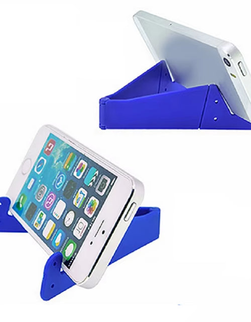Load image into Gallery viewer, New  V Shape Foldable Mobile Cell Phone Stand Holder Adjustable Support Phone Holder for Smartphone Tablet Mount
