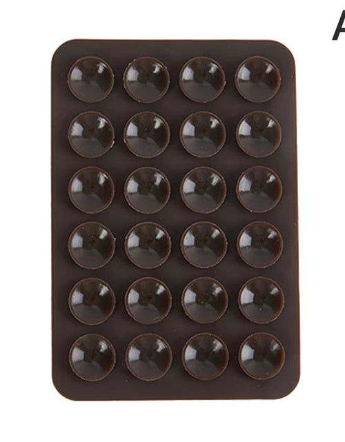 Load image into Gallery viewer, Double Side Silicone Suction Pad for Mobile Phone Fixture Suction Cup Backed Adhesive Silicone Rubber Sucker Pad for Fixed Pad
