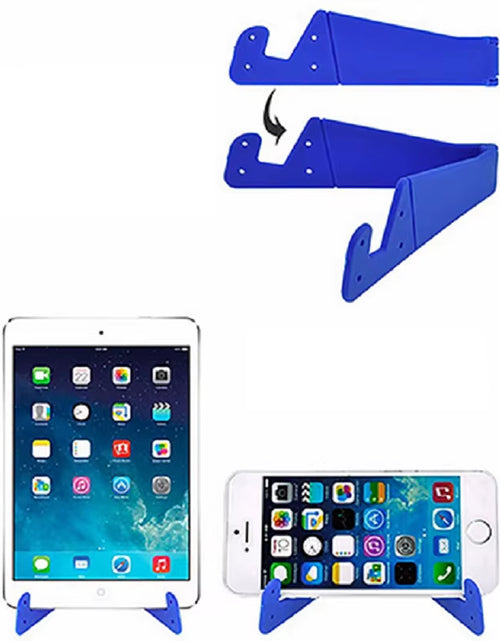 Load image into Gallery viewer, New  V Shape Foldable Mobile Cell Phone Stand Holder Adjustable Support Phone Holder for Smartphone Tablet Mount
