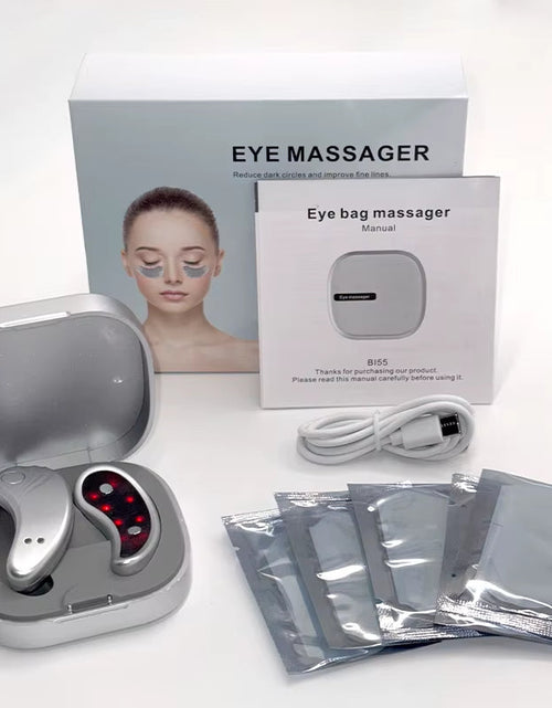 Load image into Gallery viewer, Led Red Light Eye Care Therapy EMS Pulse Micro-Current Device Eye Massager to Relieve Fatigue for Treatment under Eye Wrinkle

