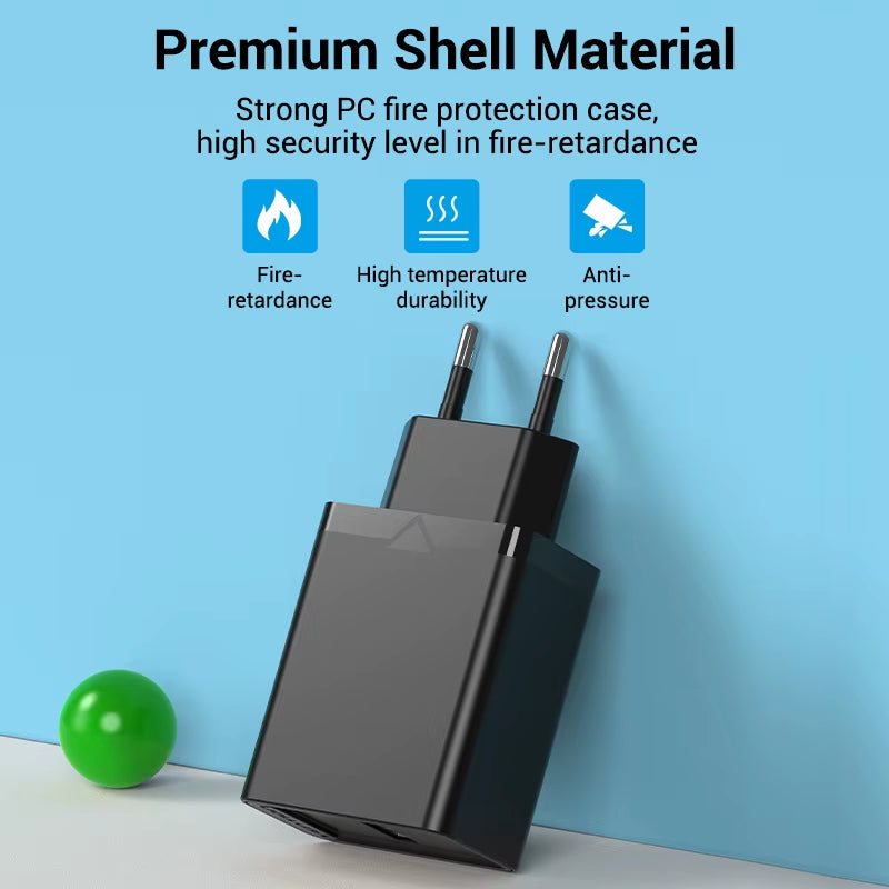 TurboCharge 22.5W USB Fast Charger – QC 3.0 Power for Huawei, Samsung, Xiaomi & More