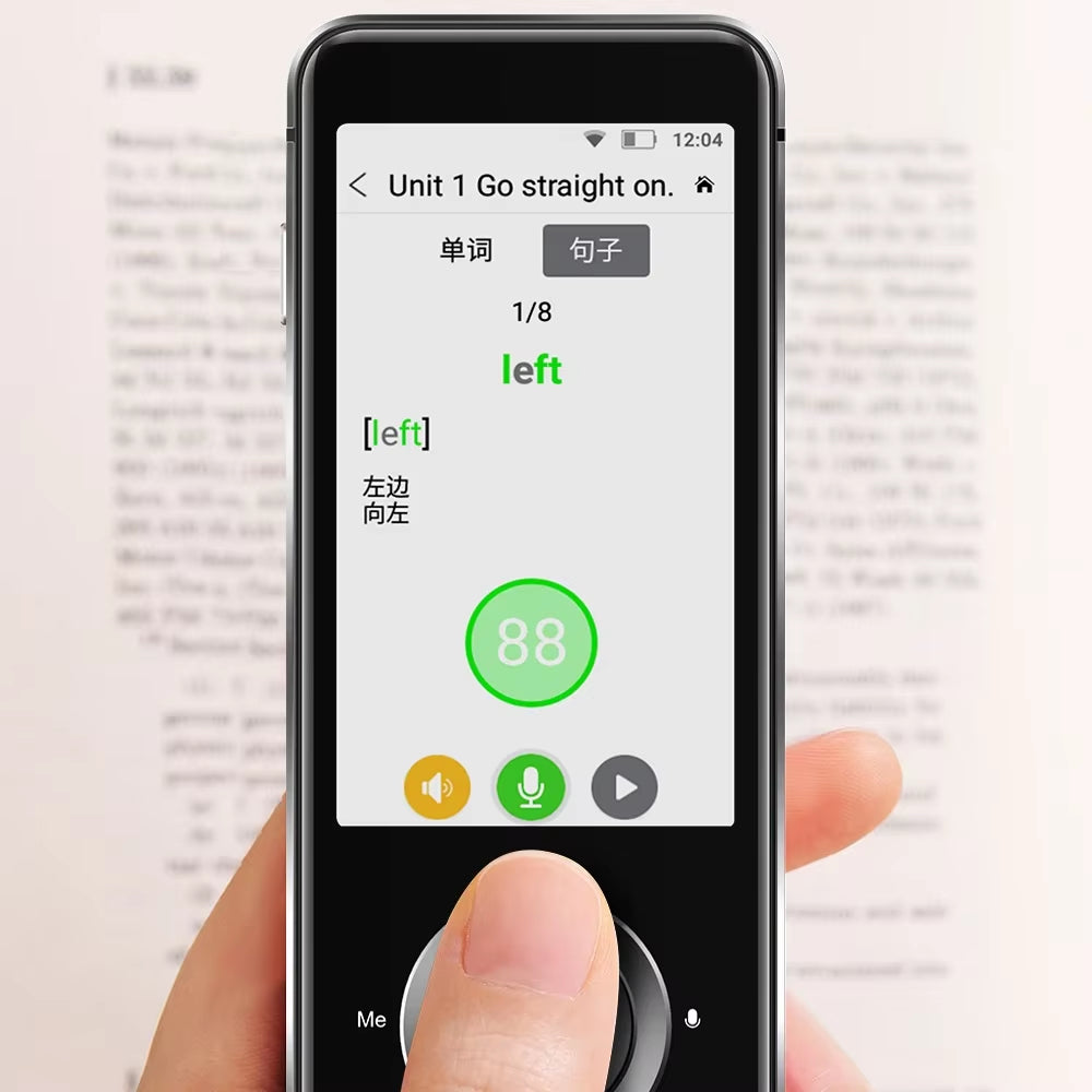 M9 Language Translator Device 107 National Languages Intelligent Translator Real-Time Voice, Recording, Text Translation Device