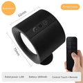 GlowFlex Touch Wall Lamp – Dual Head LED Light with Remote, 360° Rotation & USB Rechargeable Design