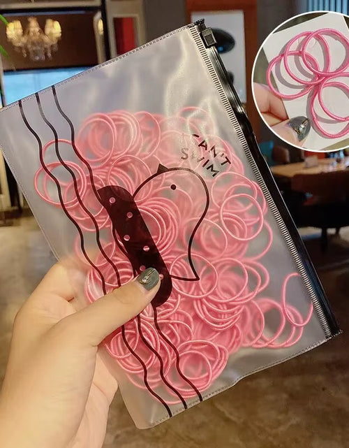 Load image into Gallery viewer, 100Pcs/Set Girls Elastic Hair Bands Girls Hair Accessories 2.5Cm Colorful Rubber Band Children Ponytail Holder Kids Hair Ties
